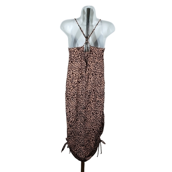 ESTHER PENN SPAGHETTI STRAP ANIMAL PRINT DRESS - Picture 2 of 7